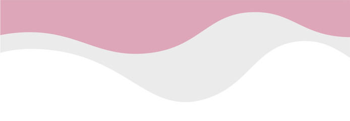 Aesthetic Wave Border Vector Illustration