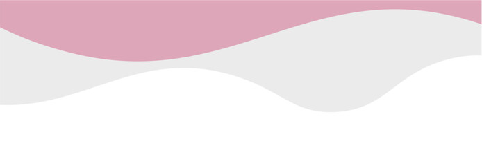 Aesthetic Wave Border Vector Illustration