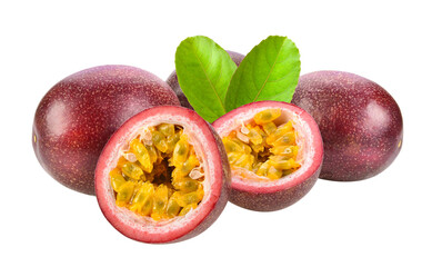 passionfruits isolated on transparent png