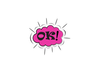 Ok design concept Free Vector
