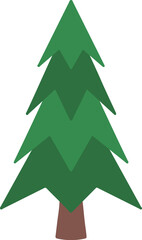 Obraz premium Spruce Tree Watercolor 