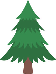 Winter Spruce Tree Watercolor
