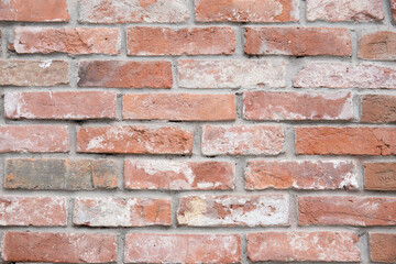 An old rough brick wall . Abstract web banner. Space for copying.