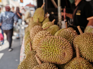 The Durian at the local street merchant