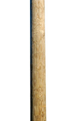 wooden pole isolated on white background - obrazy, fototapety, plakaty