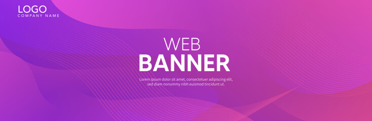 Fototapeta premium Abstract Purple background with waves, Purple background, Purple Gradient 