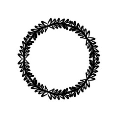 Floral oval frames. Botanical wreath design. Vector isolated illustrations.