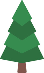 Christmas Watercolor Fir Tree
