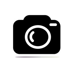 Photo camera vector icon