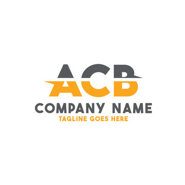 Letter ACB logo design vector template, ACB logo