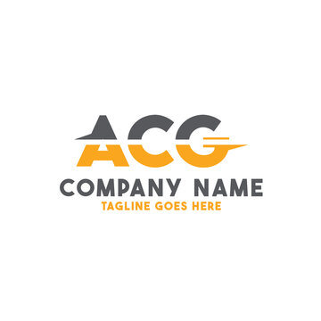 Letter ACG logo design vector template, ACG logo