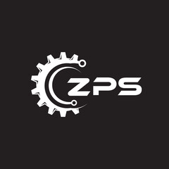 XPS letter technology logo design on black background. XPS creative initials letter IT logo concept. XPS setting shape design.
