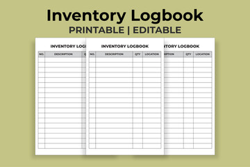 Inventory Logbook