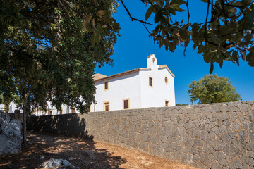 Hermitage of Maristel la on Puig de Sa Fita del Ram, Esporles, Majorca, Balearic Islands, Spain