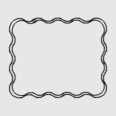 Frame, in the style of an ornament, Vector illustration eps 10, Art.	