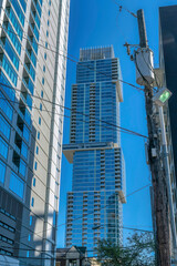 Fototapeta premium Austin, Texas- View of tiered residential building