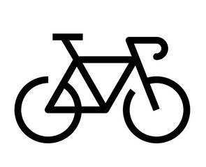 bicycle sign icon