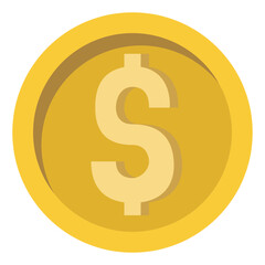 dollar flat icon