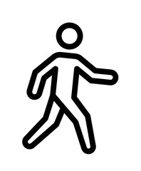 running person silhouette