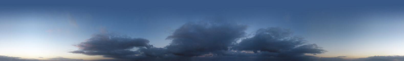 360° background sky and clouds