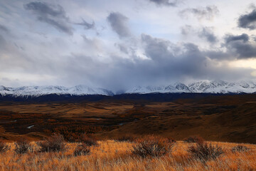 altai mountain steppe landscape scenery nature russia
