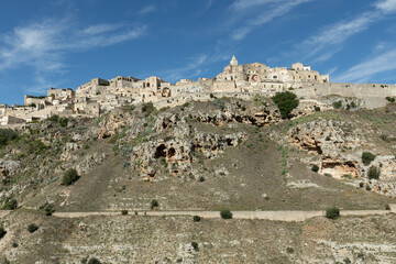 Die Stadt Matera in Basilikata, Italien