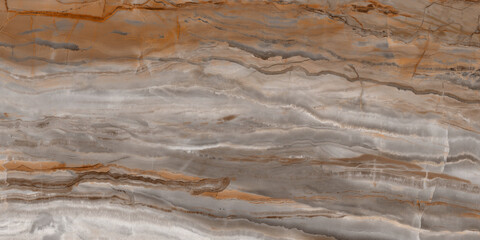 Crystal onyx marble stone background with brown streaks. Thassos limestone stone marble for ceramic...