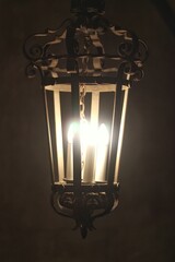 old fashioned lamp