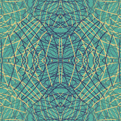 Seamless fractal pattern in vector format for printed fabrics or any other purposes. Every object is grouped base on color so the pattern is editable, tileable and easy to use.