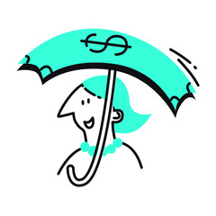 Umbrella Of Money