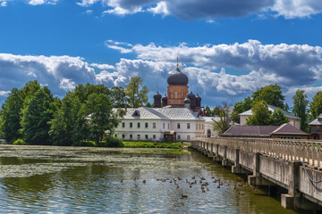 Fototapeta na wymiar Svyato-Vvedensky Island Monastery, Russia