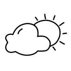 Doodle weather icon