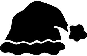 Santa Claus hat isolated Illustration