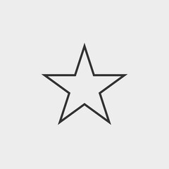 Star vector icon illustration sign