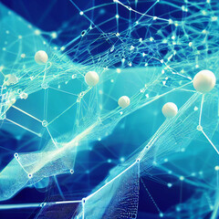 Big data. Technology. Network connection. Abstract technology big data background
