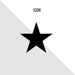 Obraz premium Star vector icon illustration sign
