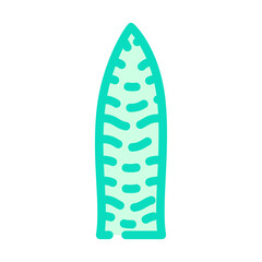 sansevieria tropical leaf color icon vector. sansevieria tropical leaf sign. isolated symbol illustration