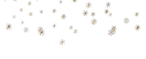 With Realistic Snowflakes Overlay On Light Silver Backdrop. Xmas Holidays