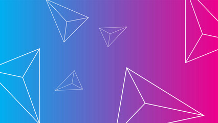 Abstract minimalist gradient shape background template