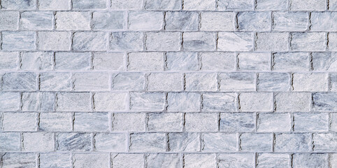 White brick wall background, brick room, interior texture, wall background.