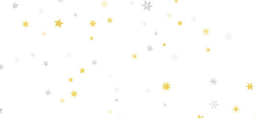 Snowflakes and bokeh lights on the blue Merry Christmas background. 3D render