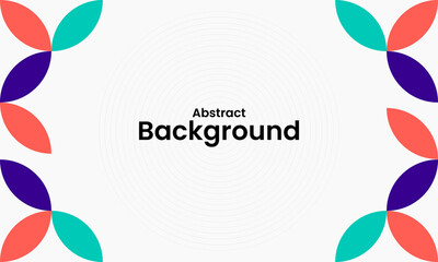 Abstract minimalist line background template