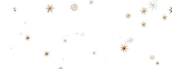 Winter christmas sky with falling snow