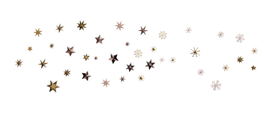 Falling snow at night. Bokeh lights