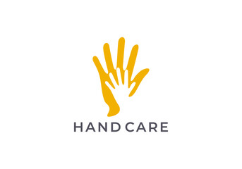 Obraz premium HAND CARE FOUNDATION LOGO DESIGN