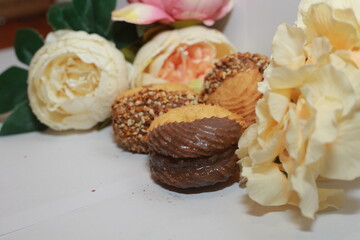 chocolate cake with nuts
