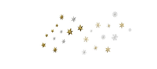 Winter christmas sky with falling snow