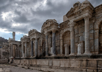 The ruins of the old antique city of Sagalassos. Turkey 2022
Sagalassos, ancient city and important archaeological site. Turkey
