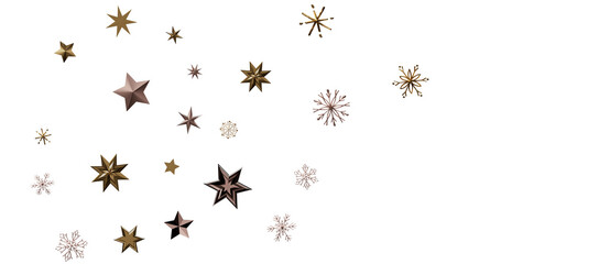 Snowflakes Falling On Snow - Winter Banner