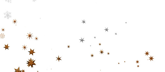 Winter christmas sky with falling snow